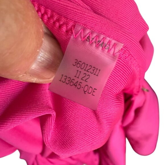 Victoria's Secret Forever V-Neck Plunge One Piece Swimsuit Womens Medium Pink - Picture 7 of 8